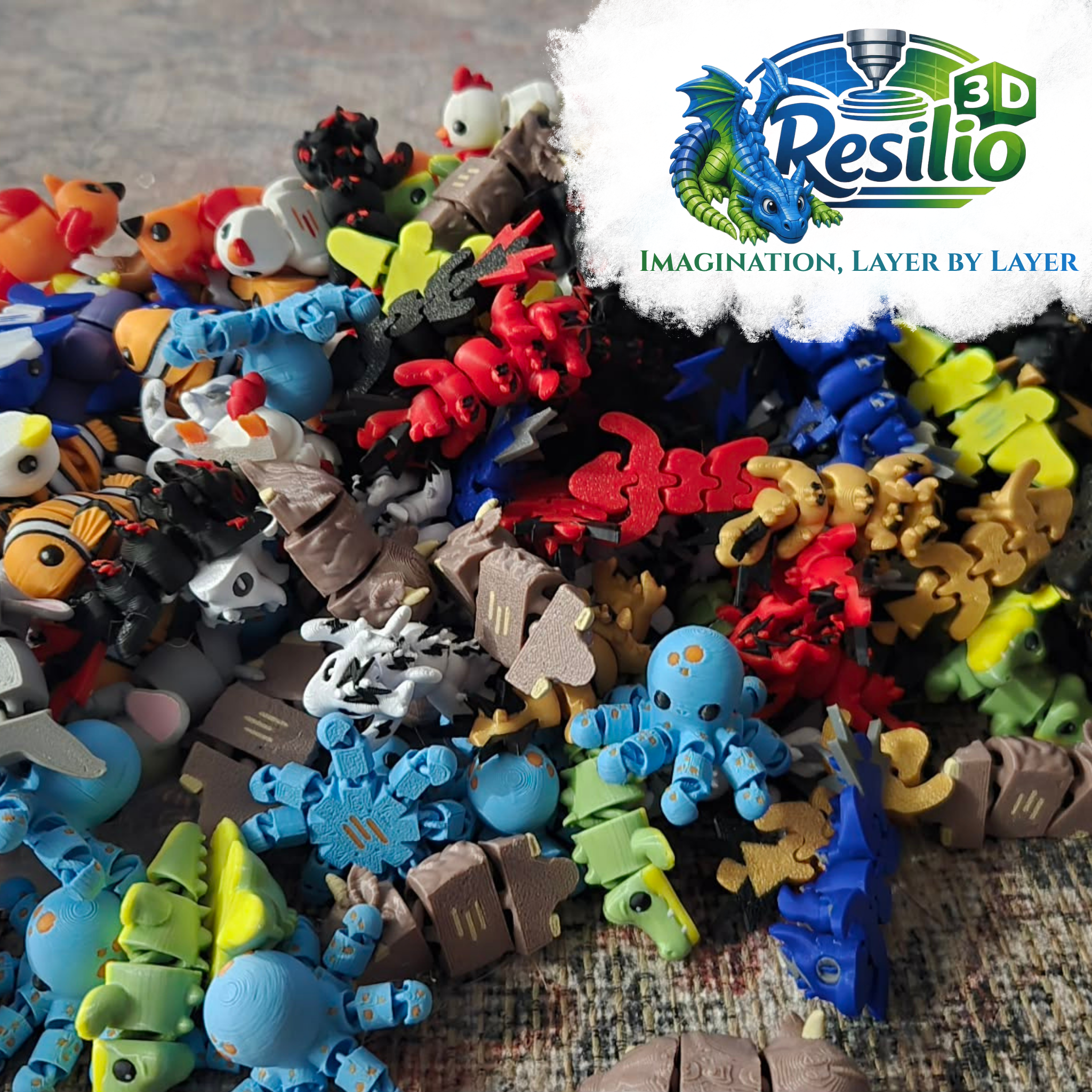 Mini 3D Printed Variety Pack