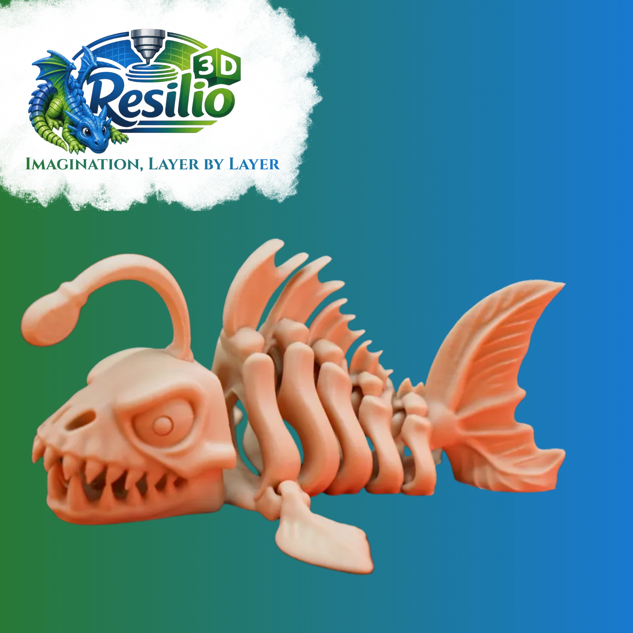 Skeleton Angler Fish