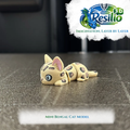 Mini 3D Bengal Cat Model (10)