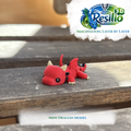 Mini 3D Dragon Model (10)