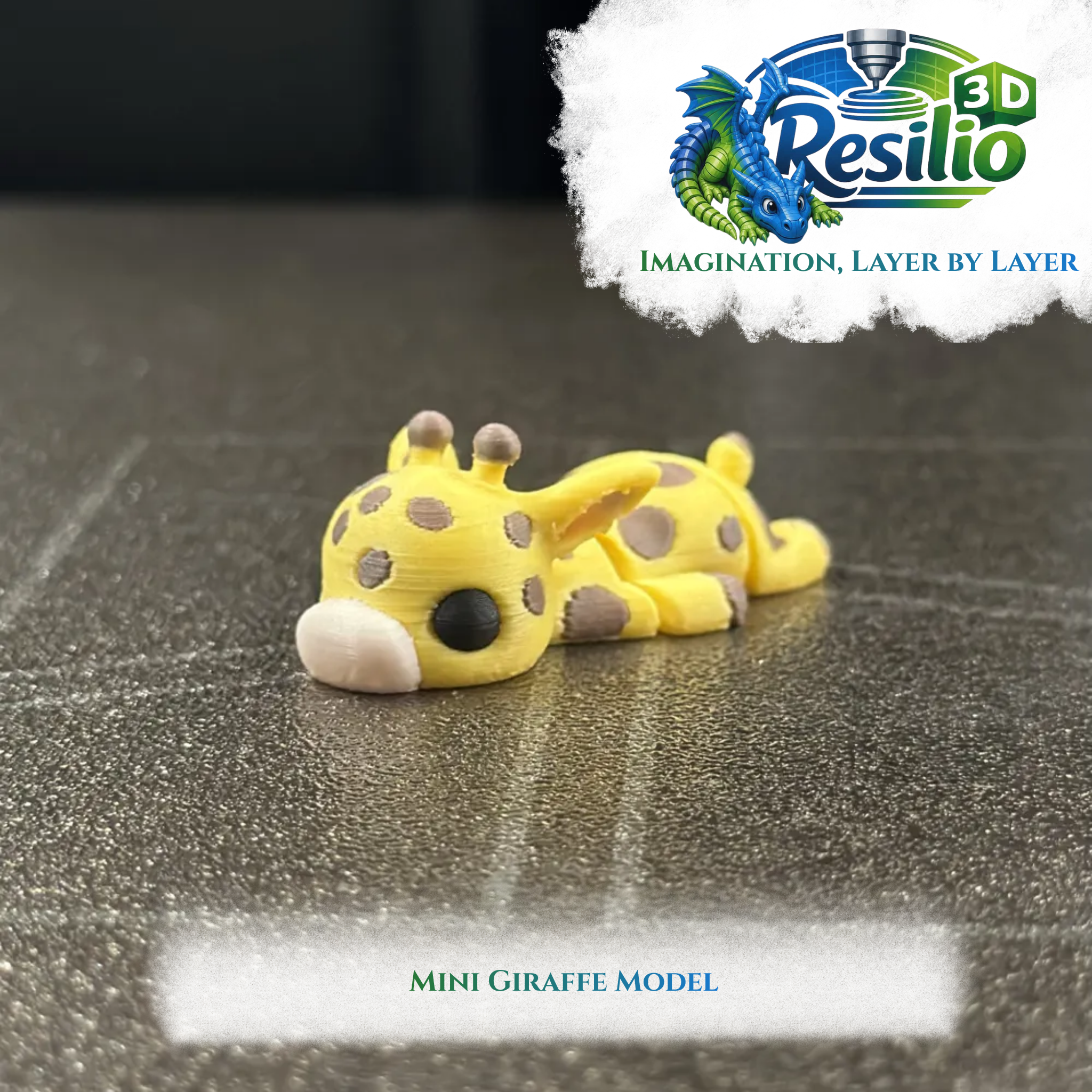 Mini 3D Giraffe Model (10)