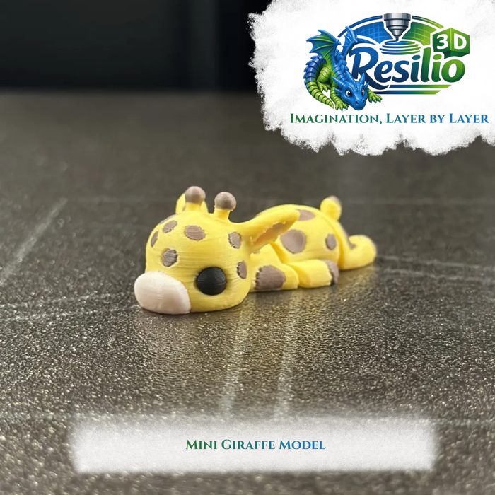 Mini 3D Giraffe Model