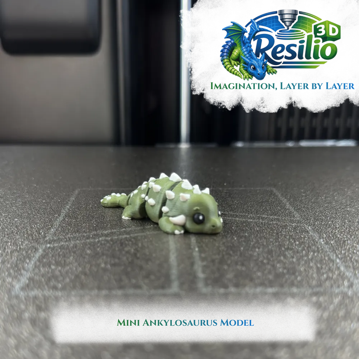Mini 3D Ankylosaurus Model