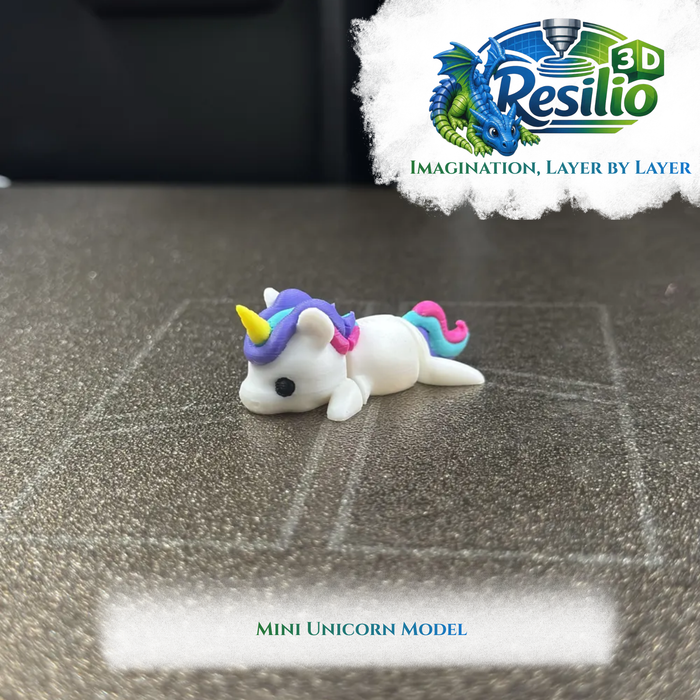 Mini 3D Unicorn Model