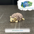 Mini 3D Hedgehog Model (10)