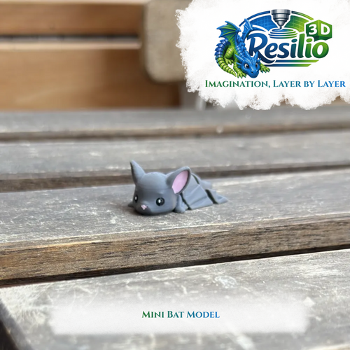 Mini 3D Bat Model by Resilio 3D