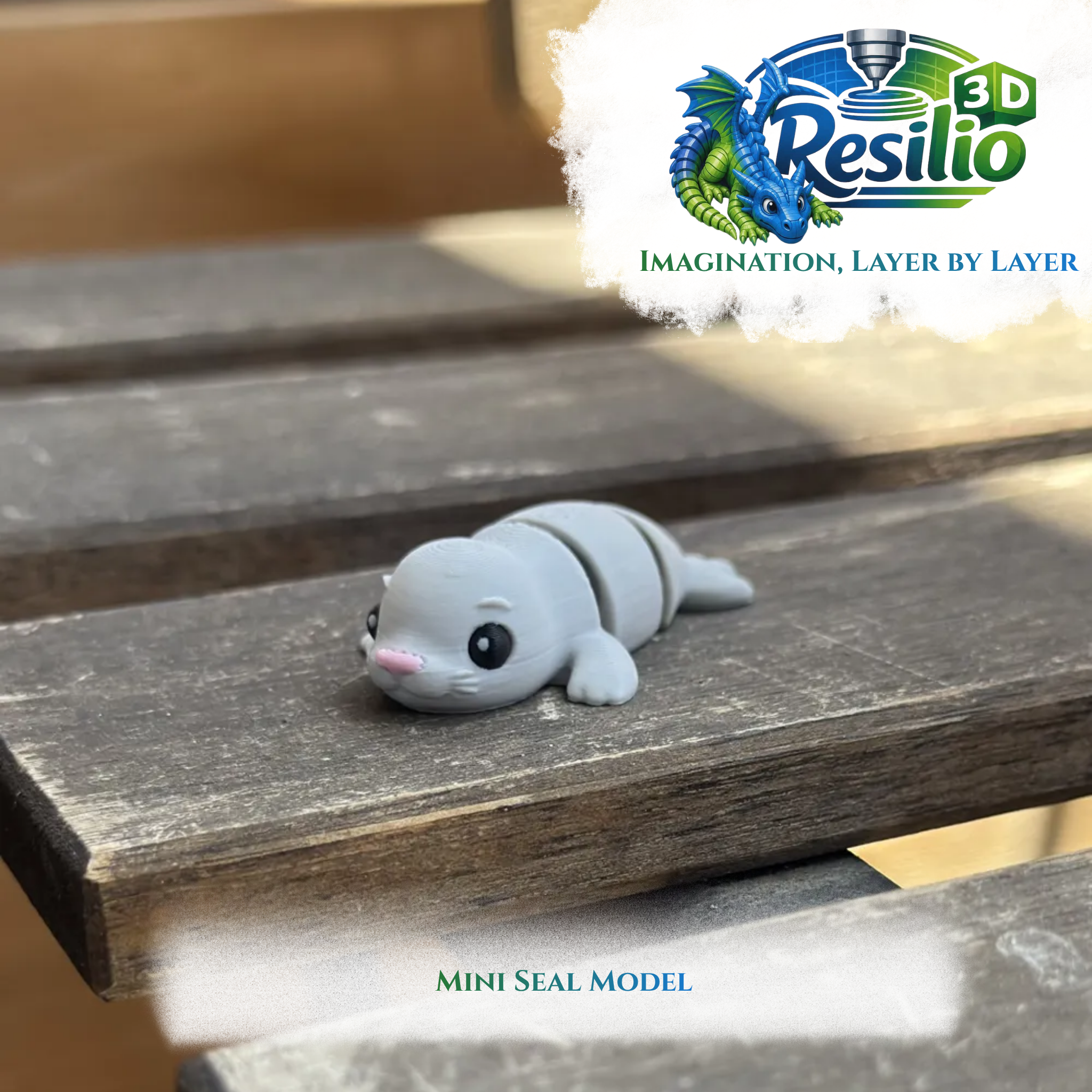 Mini 3D Seal Model by Resilio 3D